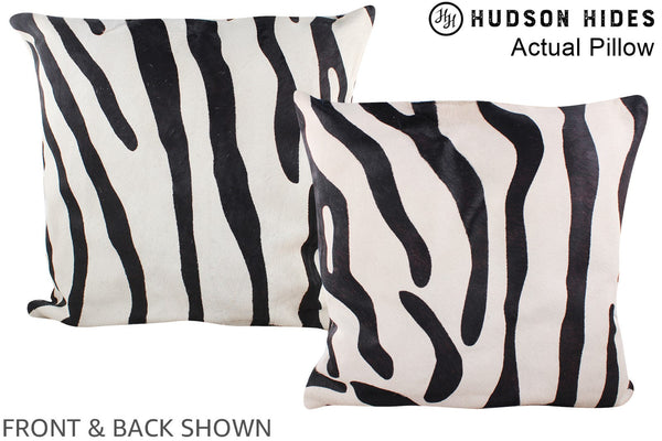 Zebra Cowhide Pillow #A14554