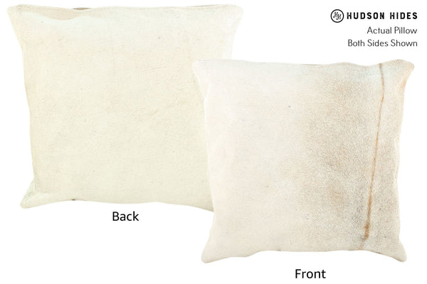 Gris Beige Cowhide Pillow #16401