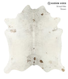 Salt and Pepper Brown Cowhide Rug #22625