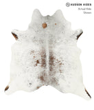 Salt and Pepper Brown Cowhide Rug #22701