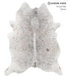 Salt and Pepper Brown Cowhide Rug #22779