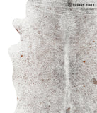 Salt and Pepper Brown Cowhide Rug #22779