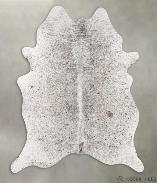 Salt and Pepper Brown XX-Large Brazilian Cowhide Rug 8'0"H x 6'4"W #22779 by Hudson Hides