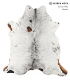 Salt and Pepper Brown Cowhide Rug #22907
