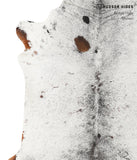 Salt and Pepper Brown Cowhide Rug #22907