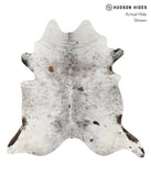 Salt and Pepper Brown Cowhide Rug #22926