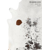 Salt and Pepper Brown Cowhide Rug #22998