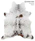 Salt and Pepper Brown Cowhide Rug #23307