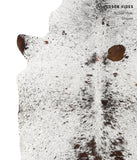 Salt and Pepper Brown Cowhide Rug #23307
