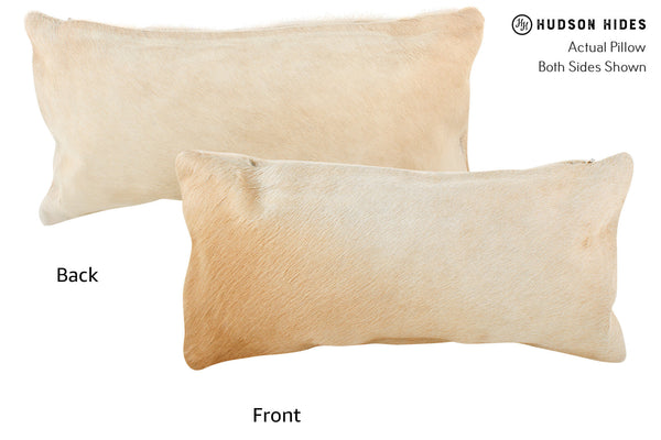 Beige Cowhide Pillow #23999
