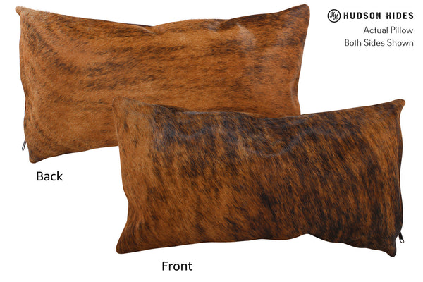 Medium Brindle Cowhide Pillow #24109