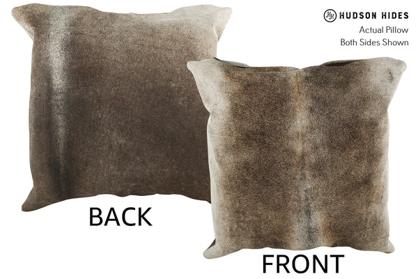 Grey Cowhide Pillow #25891