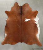 Brown and White Regular X-Large Cowhide Rug #27018