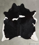 Black and White X-Large Cowhide Rug #27529