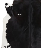 Black and White Cowhide Rug #27922