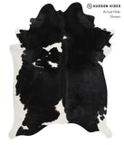 Black and White Cowhide Rug #27984