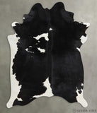 Black and White X-Large Cowhide Rug #27984