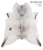 Salt and Pepper Brown Cowhide Rug #28178