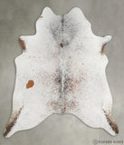 Salt and Pepper Brown XX-Large Cowhide Rug #28178