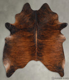 Dark Brindle X-Large Cowhide Rug #28317