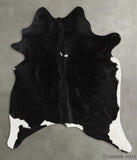 Black and White X-Large Cowhide Rug #28642