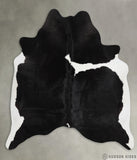 Black and White X-Large Cowhide Rug #28667