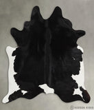 Black and White X-Large Cowhide Rug #29345