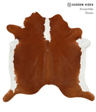Brown and White Regular Cowhide Rug #29510