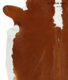 Brown and White Regular Cowhide Rug #29510