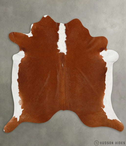 Brown and White Regular X-Large Cowhide Rug #29510