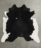 Black and White X-Large Cowhide Rug #29544