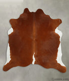 Brown and White Regular X-Large Cowhide Rug #29843