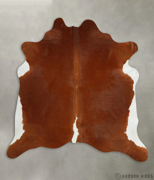 Brown and White Regular X-Large Cowhide Rug #29843