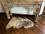 Dark Beige New Zealand Sheepskin 2' x 3' by Hudson Hides