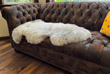 Dark Beige New Zealand Sheepskin 2' x 3' by Hudson Hides