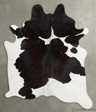 Black and White X-Large Cowhide Rug #30191