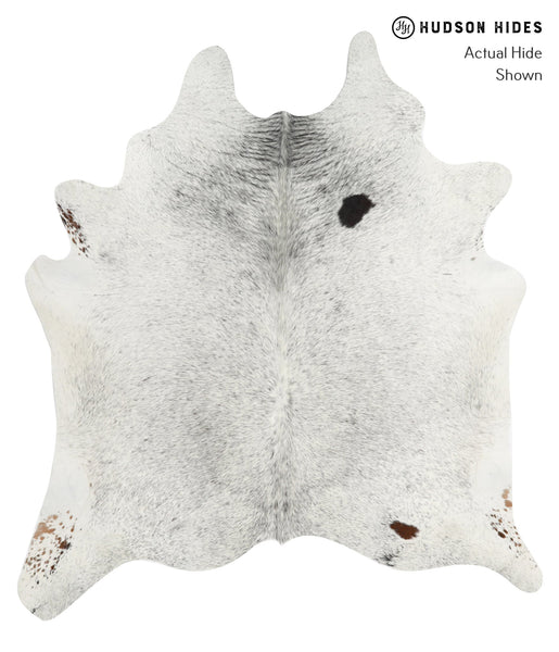 Salt and Pepper Black Cowhide Rug #30824