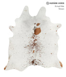 Salt and Pepper Brown Cowhide Rug #30942