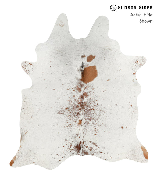 Salt and Pepper Brown Cowhide Rug #30942