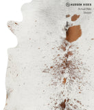 Salt and Pepper Brown Cowhide Rug #30942