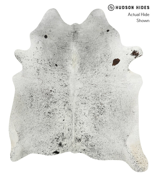 Salt and Pepper Black Cowhide Rug #31163