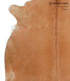 Solid Brown Cowhide Rug #31368