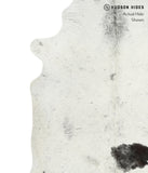 Salt and Pepper Black Cowhide Rug #31456
