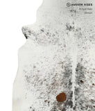 Salt and Pepper Brown Cowhide Rug #31519