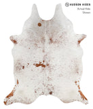 Salt and Pepper Brown Cowhide Rug #32214