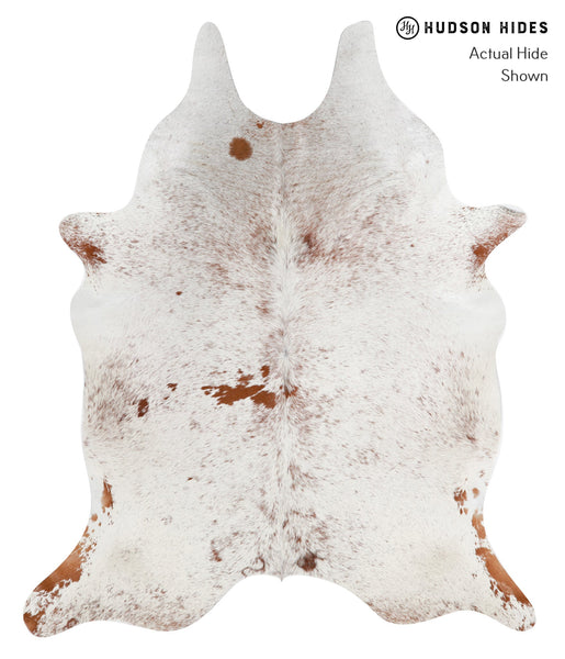 Salt and Pepper Brown Cowhide Rug #32214