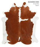 Brown and White Cowhide Rug #32286