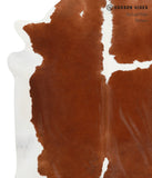 Brown and White Cowhide Rug #32286