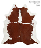 Brown and White Cowhide Rug #32328