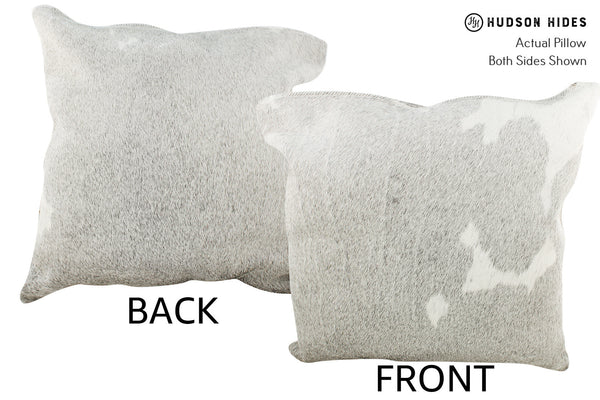 Grey Cowhide Pillow #33961